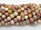 African Agate, 8mm, Round, 15.5 Inch-BeadDirect