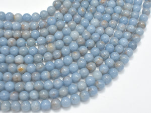 Angelite Beads, 6mm Round Beads-Gems: Round & Faceted-BeadDirect