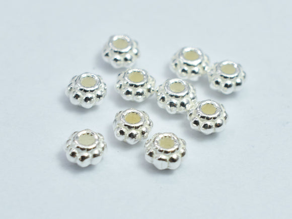 20pcs 925 Sterling Silver Beads, 3mm Rondelle Spacer Beads-BeadDirect