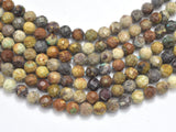 Natural Turquoise Beads, 4mm Micro Faceted Round-BeadDirect