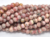 Rhodochrosite, 5mm (4.5mm), Round-BeadDirect