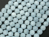 Aquamarine Beads, 7.8mm Round-Gems: Round & Faceted-BeadDirect