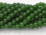 Jade Beads-Green, 8mm (8.3mm) Round Beads-BeadDirect