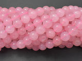 Rose Quartz Beads, 8mm (8.4mm) Round Beads-BeadDirect