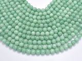 Malaysia Jade Beads- Green, Burma Jade Color, 8mm-BeadDirect