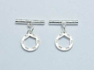 1set 925 Sterling Silver Toggle Clasps-BeadDirect