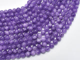 Jade Beads - Purple, 6mm Round-BeadDirect