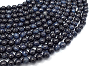 Blue Tiger Eye, 6mm (6.5mm) Round Beads-Gems: Round & Faceted-BeadDirect