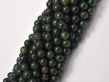 Green Mica Beads, Biotite Mica, 8mm Round-Gems: Round & Faceted-BeadDirect