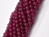 Jade Beads-Ruby, 6mm (6.4mm) Round Beads-Gems: Round & Faceted-BeadDirect