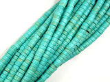 Turquoise Howlite Beads, 2x4mm Heishi Beads-Gems:Assorted Shape-BeadDirect