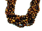 Tiger Eye Beads, 8mm, Round beads-Gems: Round & Faceted-BeadDirect
