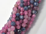 Ruby and Blue Sapphire Beads, 3mm-3.5mm Micro Faceted-Gems: Round & Faceted-BeadDirect