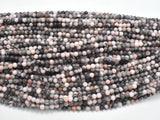 Pink Zebra Jasper, 4mm Round Beads-BeadDirect