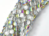 Mystic Aura Quartz-Silver, Rainbow, 8mm Round-Gems: Round & Faceted-BeadDirect