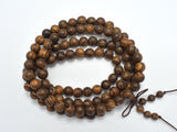 Tiger Skin Sandalwood Beads, 8mm Round Beads-BeadDirect