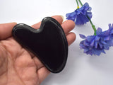 Black Obsidian Gua Sha Tool, Facial Massage Board-Gems:Assorted Shape-BeadDirect