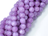 Malaysia Jade Beads- Lilac, 8mm (8.4mm) Round-Gems: Round & Faceted-BeadDirect