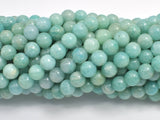 Russian Amazonite Beads, 6mm (6.5mm) Round-Gems: Round & Faceted-BeadDirect