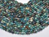 Chrysocolla-Natural , Approx 6x8mm Nugget Beads-Gems: Nugget,Chips,Drop-BeadDirect