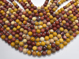 Mookaite Beads, Round, 8mm-Gems: Round & Faceted-BeadDirect