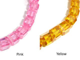 CZ beads, 6 x 6mm Faceted Cube-Cubic Zirconia-BeadDirect
