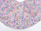 Aquamarine, Lavender Amethyst, Rose Quartz, 8mm Faceted Prism Double Point Cut-Gems: Round & Faceted-BeadDirect