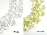 CZ beads, 6 x 9 mm Faceted Teardrop-Cubic Zirconia-BeadDirect