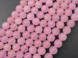 Rose Quartz Beads, 8mm (8.4mm) Round Beads-BeadDirect