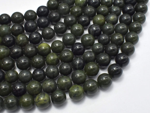 Canadian Jade Beads, 8mm (8.5mm) Round-Gems: Round & Faceted-BeadDirect