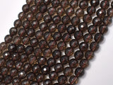 Smoky Quartz Beads, 6 mm Faceted Round Beads-Gems: Round & Faceted-BeadDirect