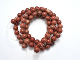 Red Jasper Beads, Round, 10mm-BeadDirect