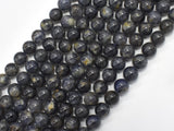 Iolite Beads, 8mm (8.3mm) Round Beads-BeadDirect