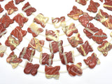 Red Jasper Beads, 21x24mm Animal Carving Beads-Monkey-Gems:Assorted Shape-BeadDirect