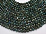 Green Wood Jasper Beads, 8mm (8.3mm)-Gems: Round & Faceted-BeadDirect