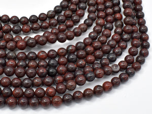 Brecciated Jasper Beads, Round, 6mm-Gems: Round & Faceted-BeadDirect