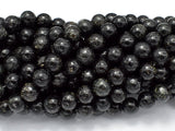 Biotite Beads, 8mm (8.4mm) Round Beads-Gems: Round & Faceted-BeadDirect