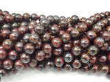 Tiger Iron Beads, Round, 8mm-Gems: Round & Faceted-BeadDirect