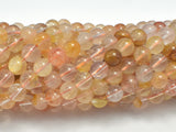 Hematoid Quartz, 6mm (6.5mm) Round-Gems: Round & Faceted-BeadDirect