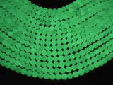 Glow in The Dark Beads-Green, Luminous Stone, 8mm (7.7mm)-Gems: Round & Faceted-BeadDirect