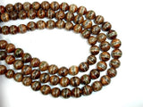 Tibetan Agate Beads, Round, 10mm-Agate: Round & Faceted-BeadDirect