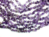 Amethyst Chips, Approx 4 - 9mm, 33 Inch-Gems: Nugget,Chips,Drop-BeadDirect