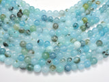 Jade Beads-Aqua Blue, 8mm (8.3mm) Round-BeadDirect