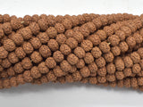 Rudraksha Beads, 4.5x5.5mm Rondelle Beads-Wood-BeadDirect