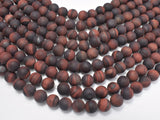Matte Red Tiger Eye Beads, Round, 10mm, 15 Inch-Gems: Round & Faceted-BeadDirect