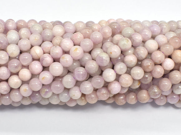 Kunzite Beads, 5mm (5.3mm) Round-BeadDirect