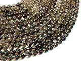 Smoky Quartz Beads, Round, 8mm-BeadDirect