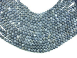 Blue Sponge Coral Beads, 8mm Round Beads-BeadDirect