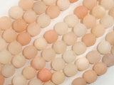 Matte Pink Aventurine Beads, 8mm, Round Beads-Gems: Round & Faceted-BeadDirect