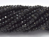 Rainbow Obsidian Beads, 2x2.8mm Micro Faceted Rondelle-Gems:Assorted Shape-BeadDirect